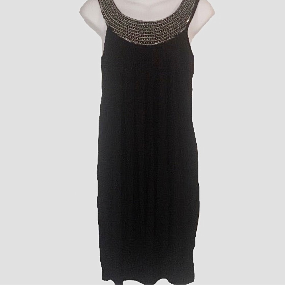 Candy Rain Black & Silver Sequin Dress M